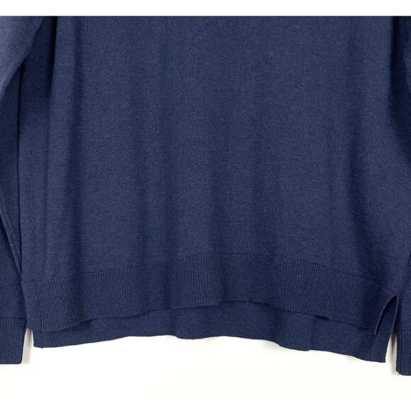 Alashan Cashmere Hotel Del Coronado Sweater Blue Medium Luxury Beach Resort - Picture 5 of 9